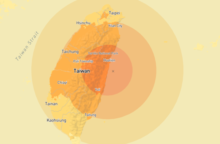 Earthquake: 7.5 quake strikes near Hualien City, Taiwan