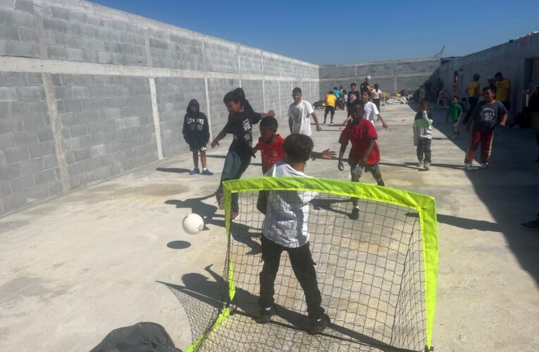 How an L.A. humanitarian group is using soccer to help children stuck at Mexico border