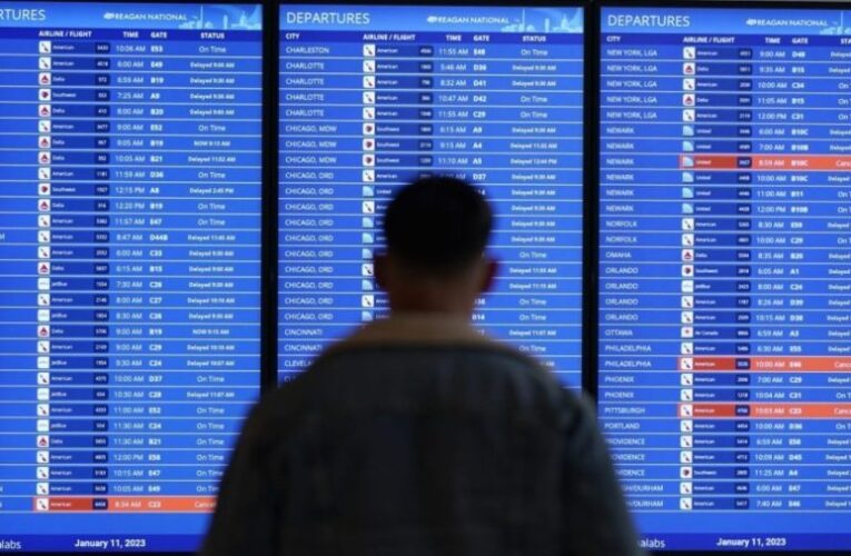 Which Southern California airports had the most delays and cancellations in 2023?