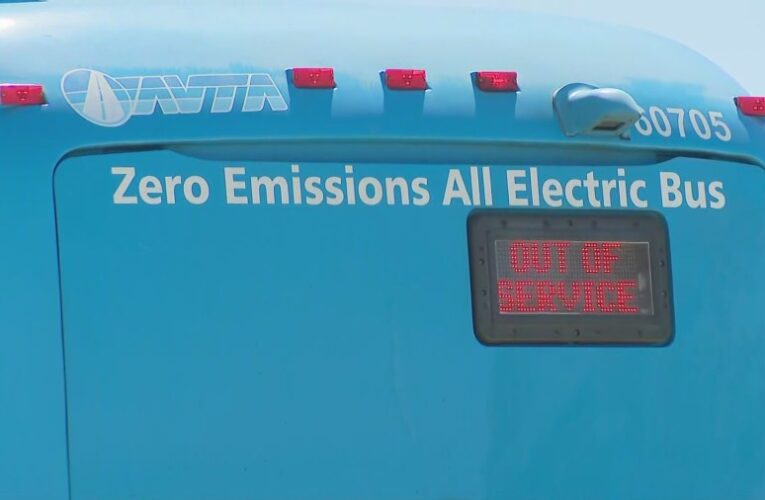 Electric battery commuter bus services abruptly suspended in Antelope Valley 