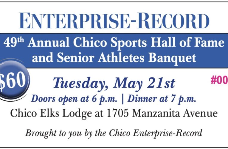 Tickets on sale Tuesday for 49th annual Chico Sports Hall of Fame banquet