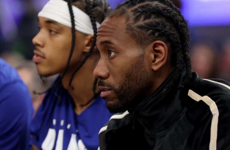 Kawhi Leonard practices with Clippers, but status for Game 1 is unclear