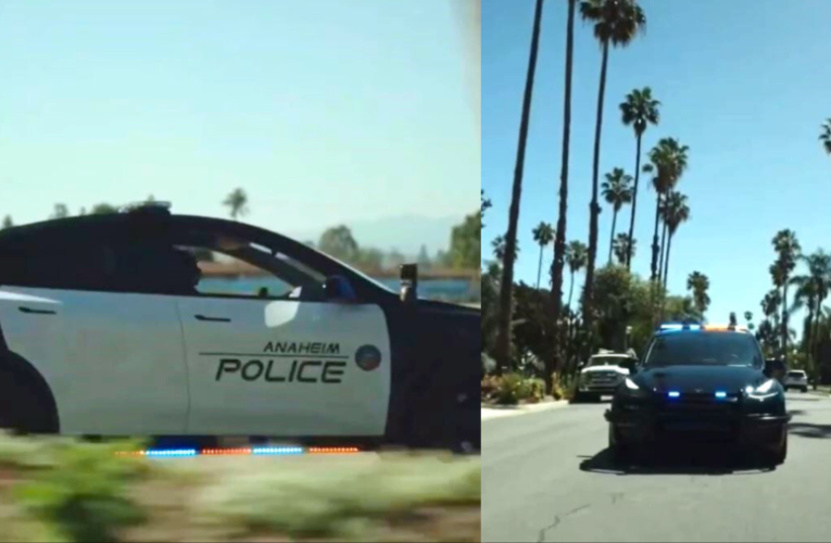 Anaheim police debuts Tesla patrol cars in pilot program