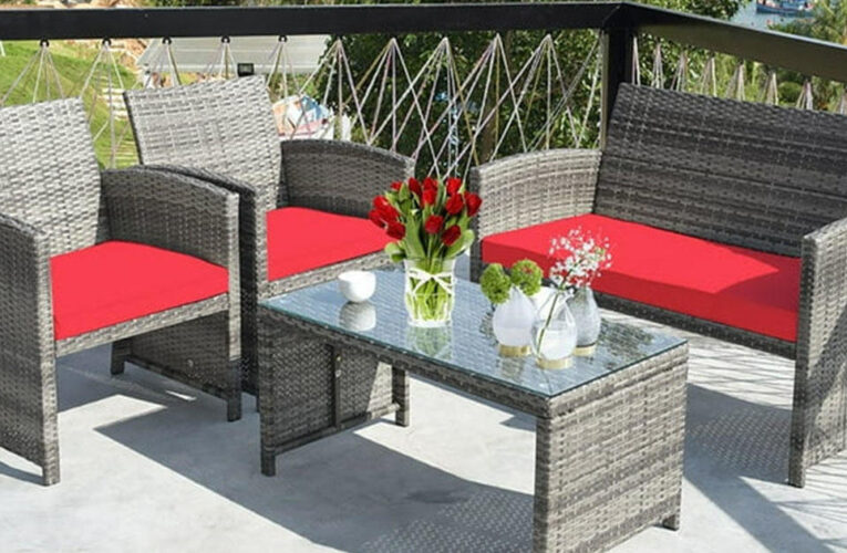 Walmart is practically giving away this bestselling 4-piece rattan patio furniture set for $220