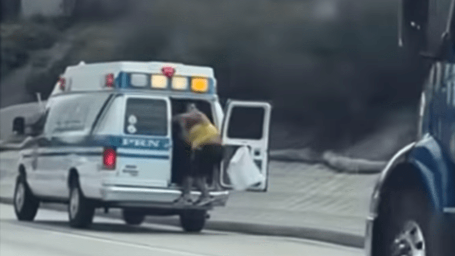 video-shows-woman-jump-from-ambulance-on-busy-los-angeles-freeway