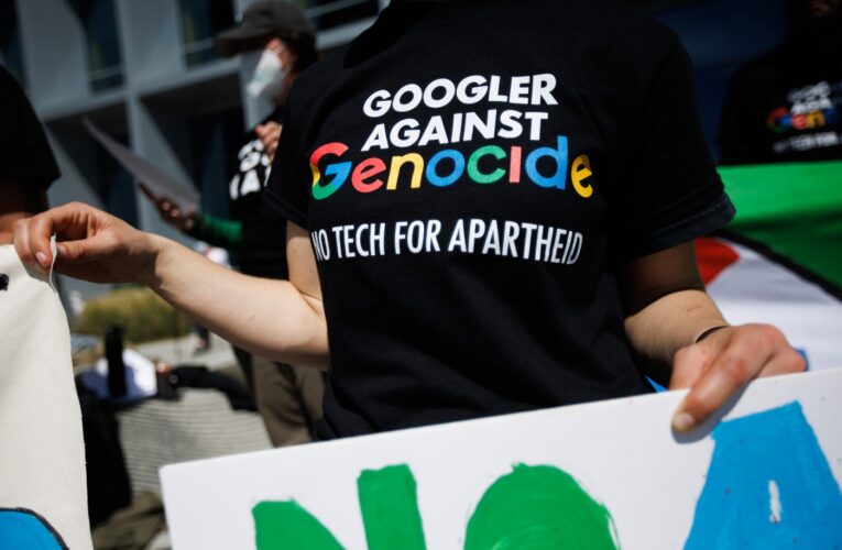 Five arrested after sit-in at Google headquarters protesting war in Gaza