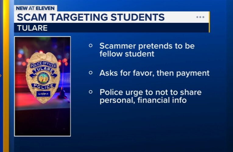 Tulare Police Department investigating scam targeting students on social media