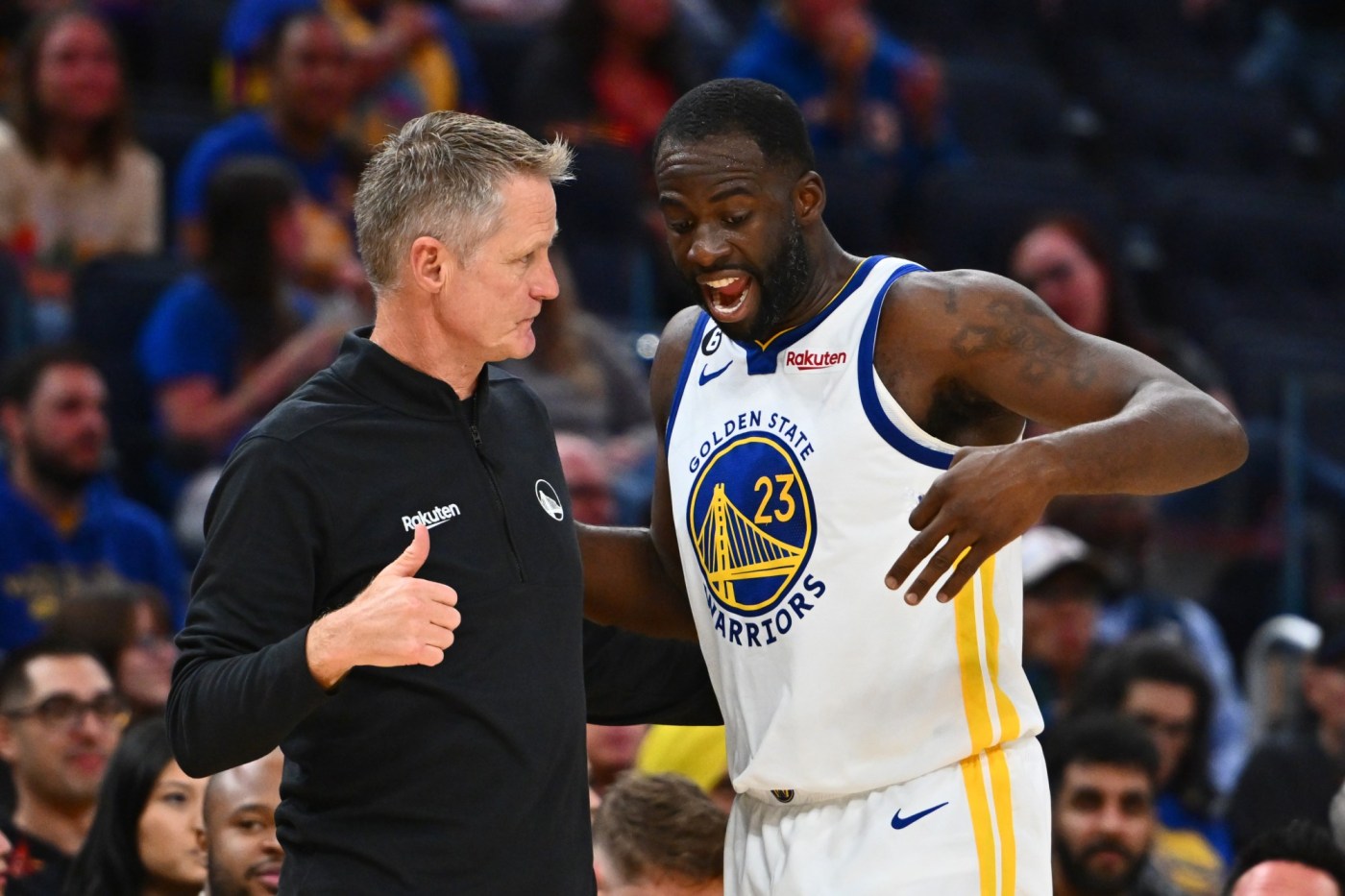 warriors-coach-steve-kerr-on-draymond-green:-“if-we-decided-he-wasn’t-worth-it-…-we-would-have-moved-off-of-him-years-ago”