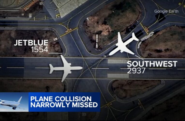 Collision narrowly avoided at Reagan National Airport after two planes cleared onto the same runway