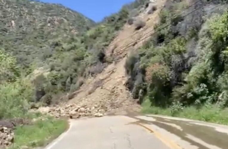 Topanga Canyon still closed by landslide, won’t be cleared till fall
