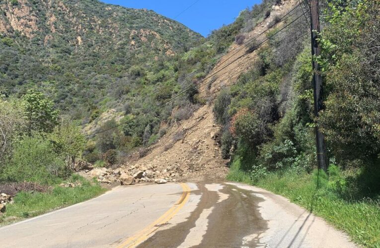 Topanga Canyon could remain closed into the fall after massive landslide