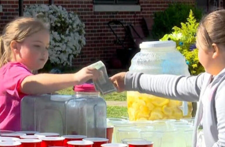 Girl opens lemonade stand to pay for mom’s headstone