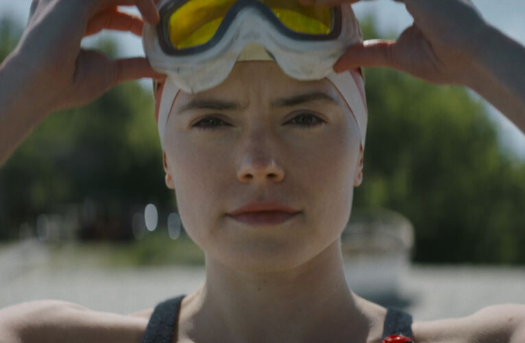 Daisy Ridley stars as record-breaking swimmer in ‘Young Woman and the Sea’