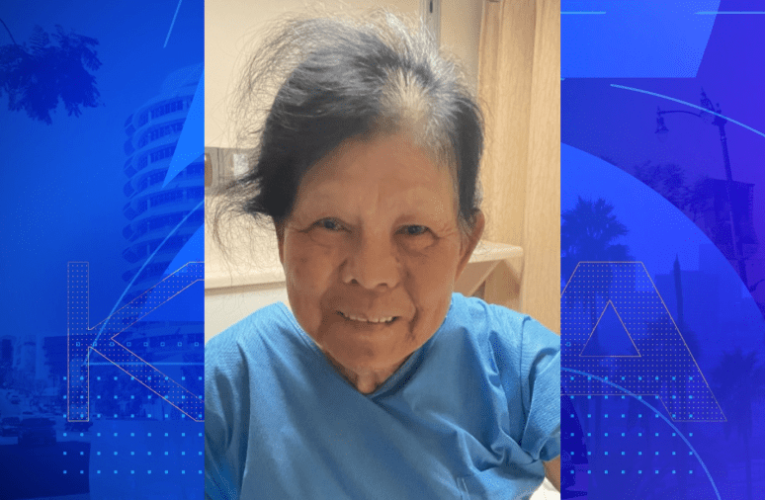 Unidentified elderly woman with memory issues being treated at Orange County hospital