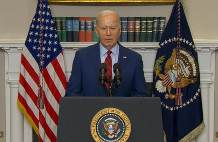 President Biden condemns violence at college campus protests