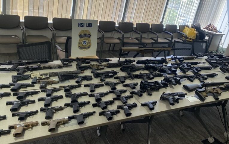 Authorities arrest man for having more than 60 firearms