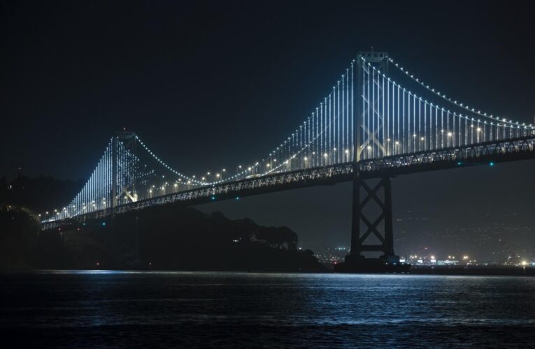 Bay Bridge to be relit, with twice the lights