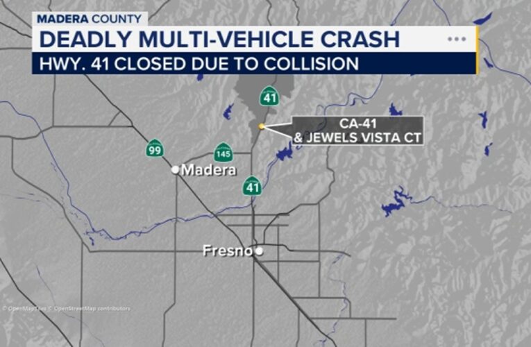 Highway 41 in Madera County reopens following deadly crash, CHP says