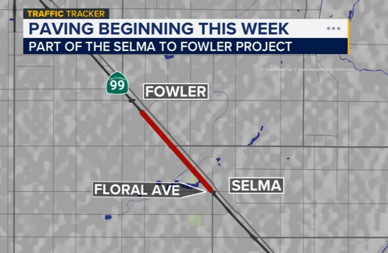 Last of Highway 99 paving from Selma to Fowler to begin this week