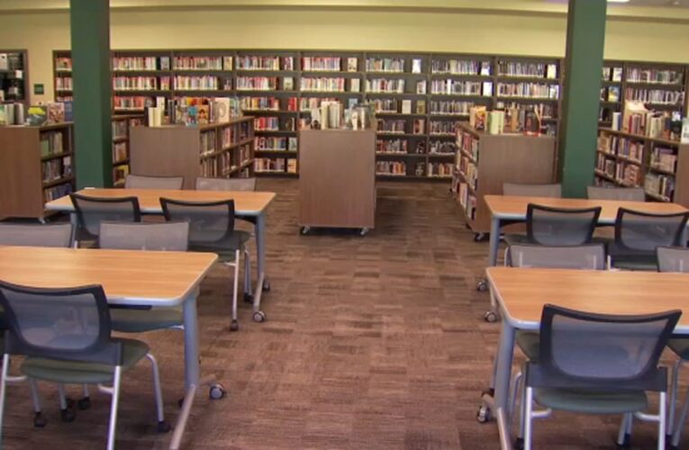 Hoover High School celebrating library renovation