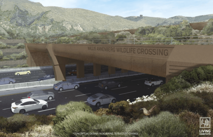 101 Freeway wildlife crossing on track to open by early 2026, Newsom says