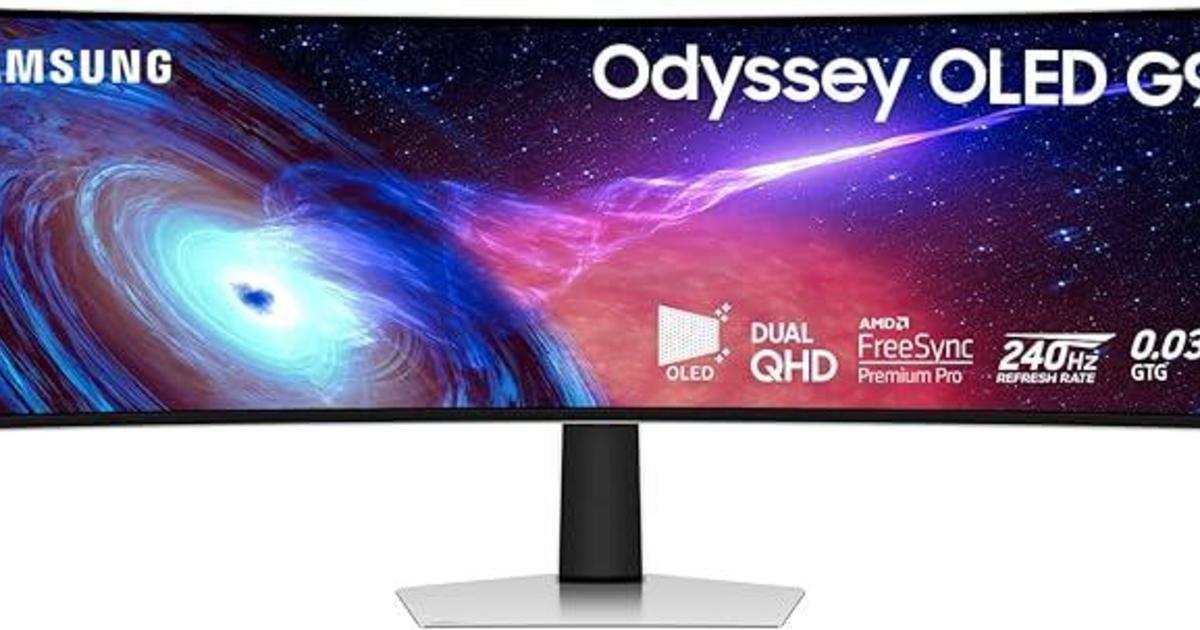 this-49″-samsung-odyssey-g9-oled-monitor-is-our-top-choice-for-gaming.-it’s-now-under-$1,000