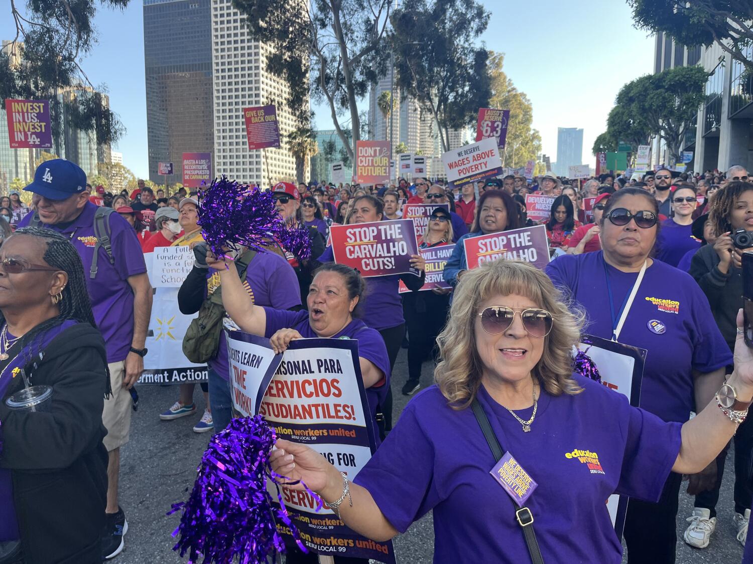 thousands-rally-over-expected-school-cuts,-a-rebuke-to-lausd’s-pledge-to-protect-workers