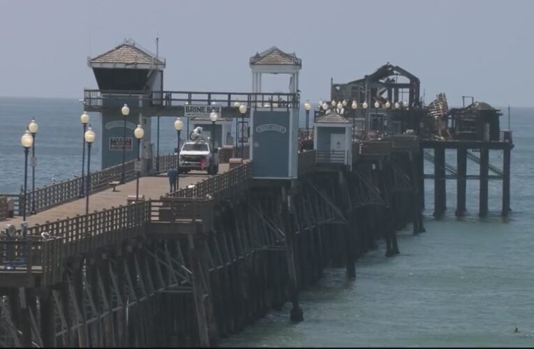 Oceanside Pier partially reopens to the public after April fire