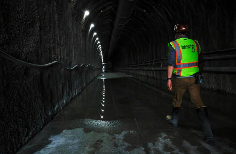 Photos: Tour of the 1,732-foot-long tunnel at the Anderson Dam project