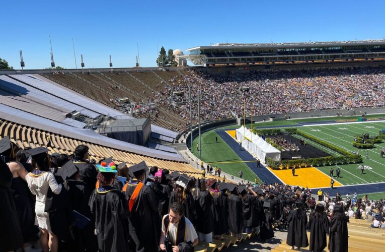 Pro-Palestine student protesters interrupt UC Berkeley commencement