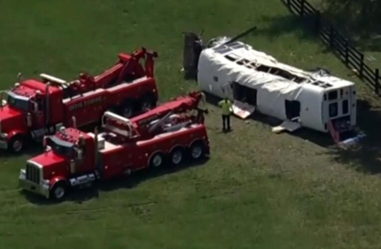 Truck driver arrested after deadly bus crash in Florida