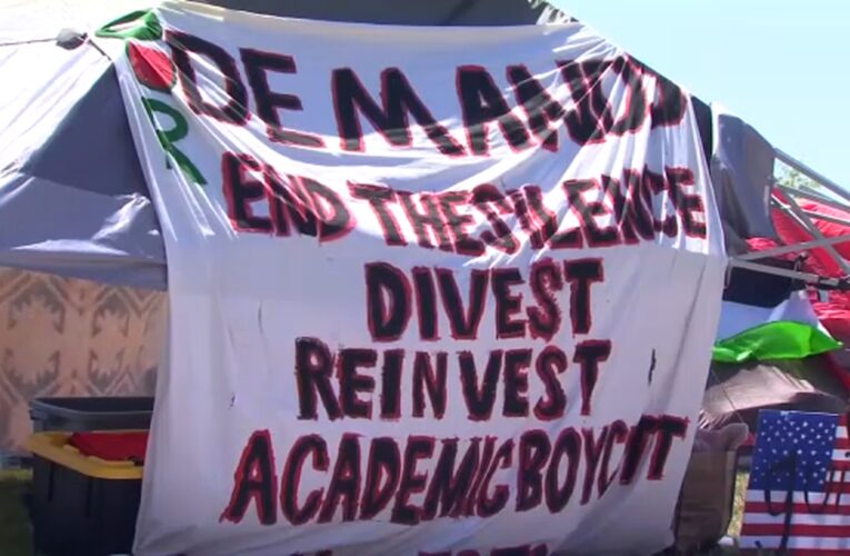 Pro-Palestinian protestors remain on UC Merced campus for Board of Regents meeting
