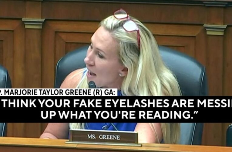 Rep. Marjorie Taylor Greene insults colleague’s appearance on House floor