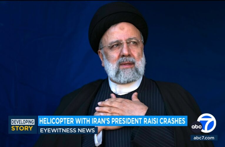Helicopter carrying Iran’s president apparently crashes in foggy, mountainous region
