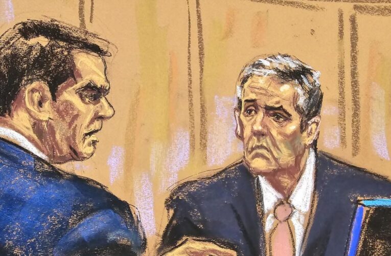 Michael Cohen back on the stand to wrap up Trump trial testimony
