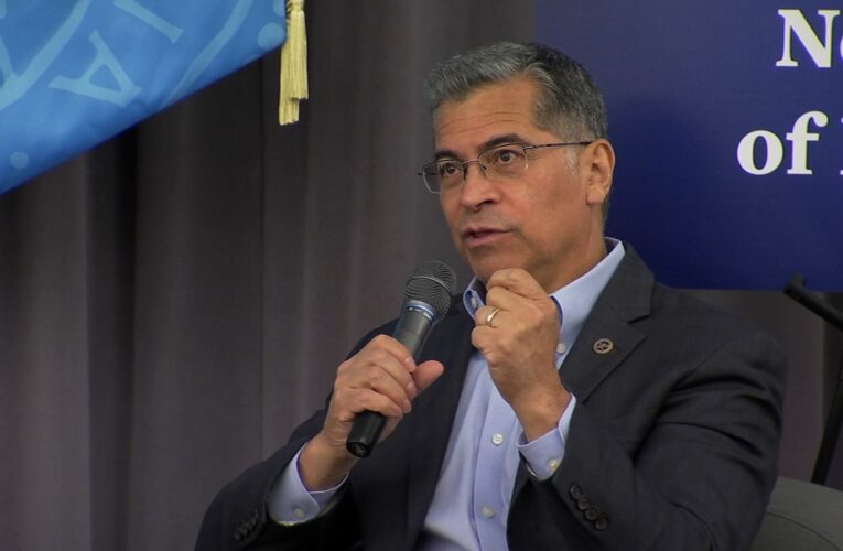 U.S. Health and Human Services Secretary Xavier Becerra dodges question about 2026 governor race