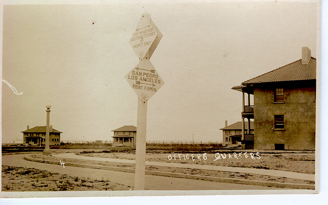 Early undated view of the Middle Reservation, Fort MacArthur. (Fort MacArthur Museum)