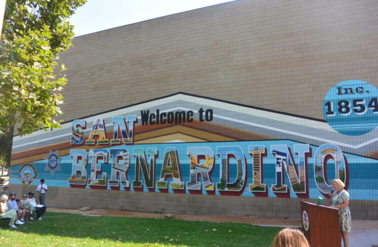 “Welcome to San Bernardino” Mural Unveiled: A 28-Day, 220-Hour Masterpiece by Resident Christian Mariscal