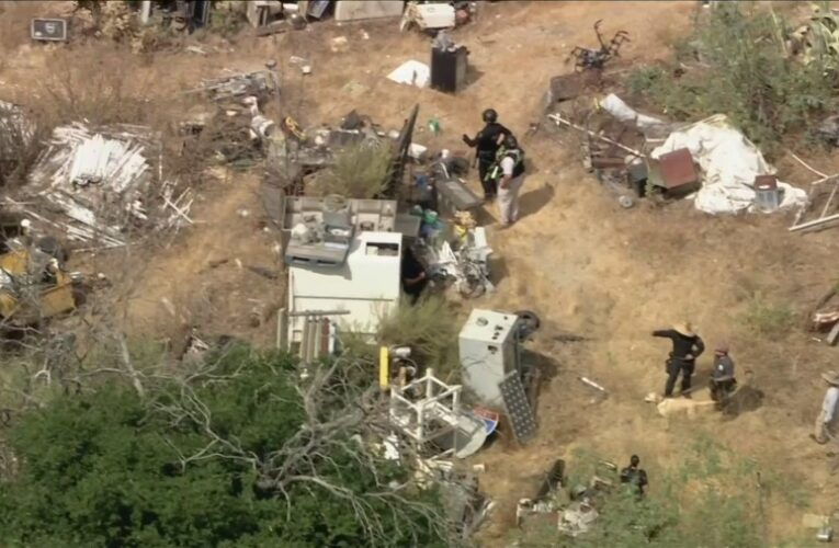 Law enforcement enters sprawling ‘junkyard’ property in Sun Valley
