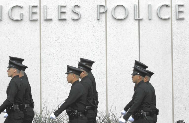 Seven-time felon charged with using machine gun in shooting that injured LAPD officers