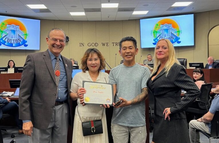 Colton City Council Honors Pro Nails for Two Decades of Success