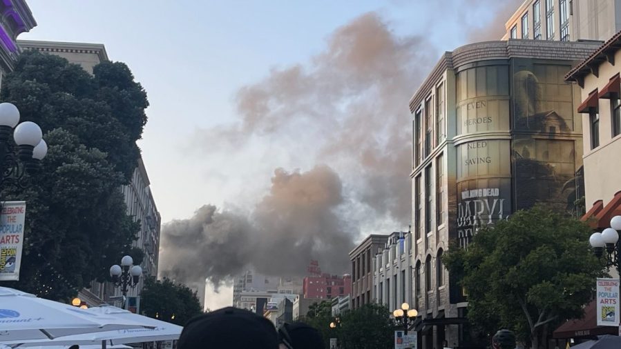 building-in-gaslamp-quarter-catches-fire