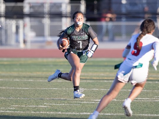 Pitman’s first-ever flag football team hits the gridiron