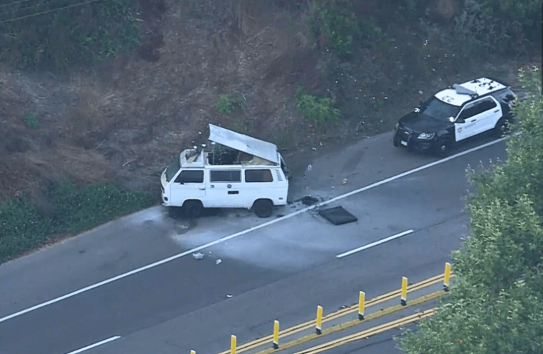 PCH closed in Malibu over assault suspect barricaded in vehicle