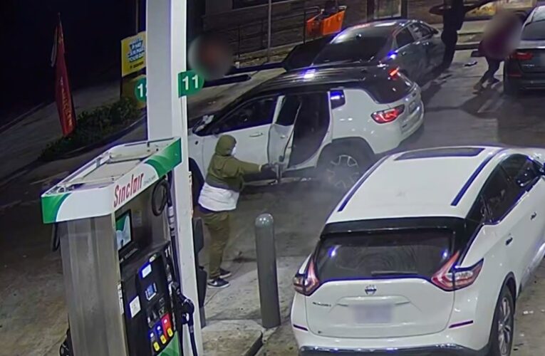 LAPD releases surveillance video of fatal gas station ambush