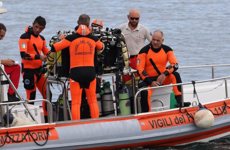 5 bodies recovered from Italy coast after yacht sinks