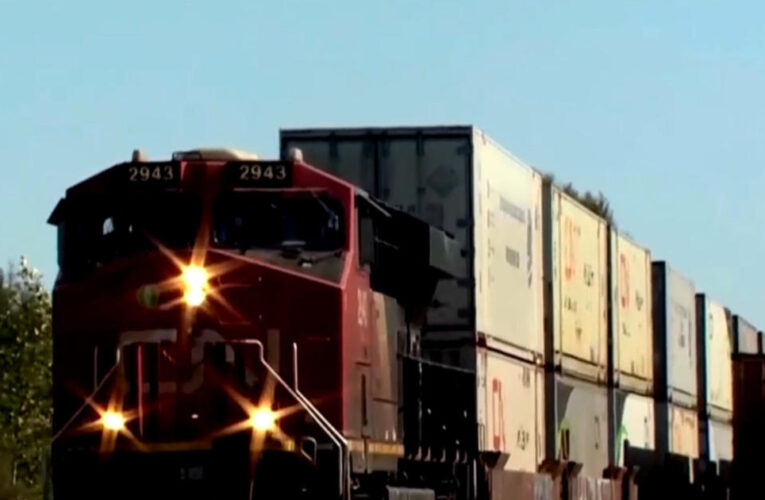 Freight rail lockout in Canada threatens U.S. supply chains, economy