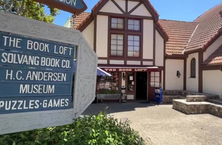 First Lady Jill Biden and her family visit a local bookstore in Solvang