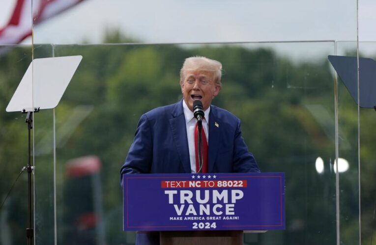 ‘IS SHE TALKING ABOUT ME?’: Trump brings the venom in posts during Harris’ DNC speech