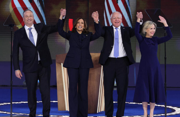 Kamala Harris delivers forceful speech to close out DNC, accept 2024 nomination